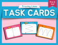 Pre-K Tracing Lines Task Cards - Printable PDF